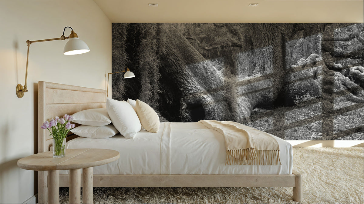 Ancient Whispers Oak Mural Wallpaper - room preview 02