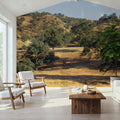 Golden Oak Hills Mural Wallpaper - room preview 02
