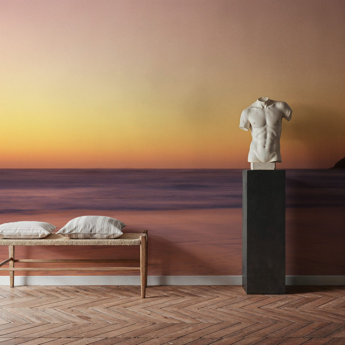 Sunset Serenity Mural Wallpaper - room preview 02