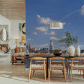 London Riverside Panorama Mural Wallpaper - room preview 02