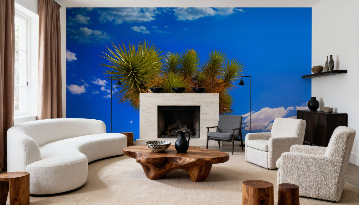 Joshua Tree Blue VII Mural Wallpaper - room preview 02