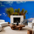 Joshua Tree Blue VII Mural Wallpaper - room preview 02
