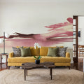 Pink Sunset Mural Wallpaper - room preview 02
