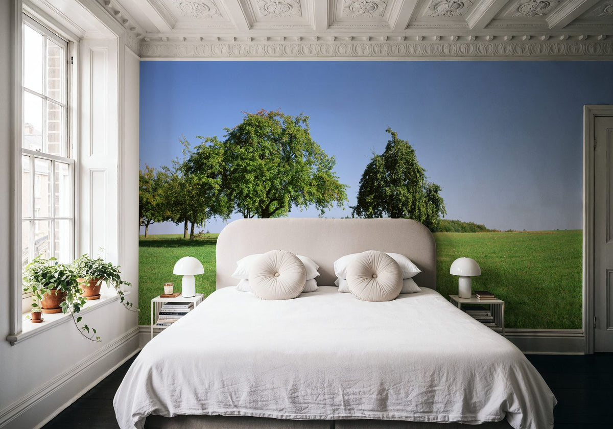 Tranquil Tree Line Mural Wallpaper - room preview 02