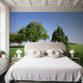 Tranquil Tree Line Mural Wallpaper - room preview 02
