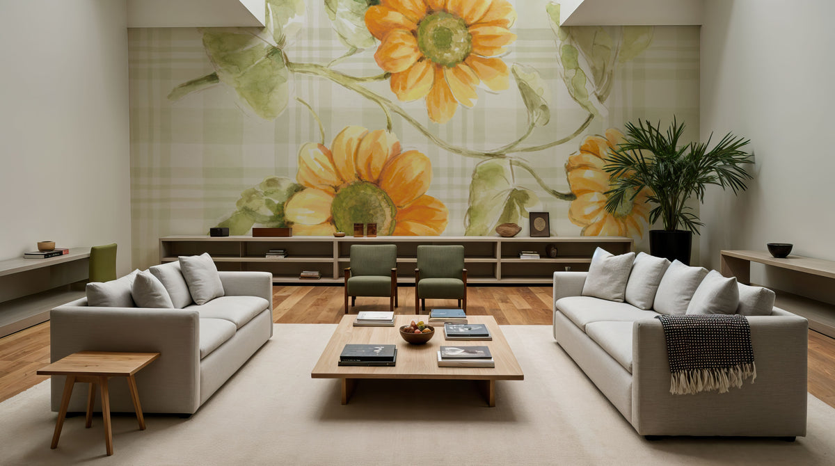 Harvest Wishes V Mural Wallpaper - room preview 02