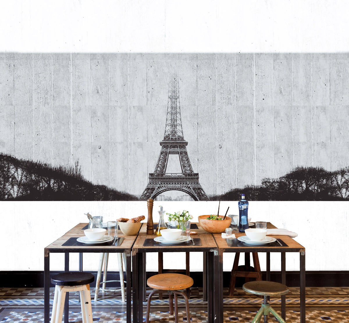 Tres Tintas PARIS Mural Wallpaper - room preview 02