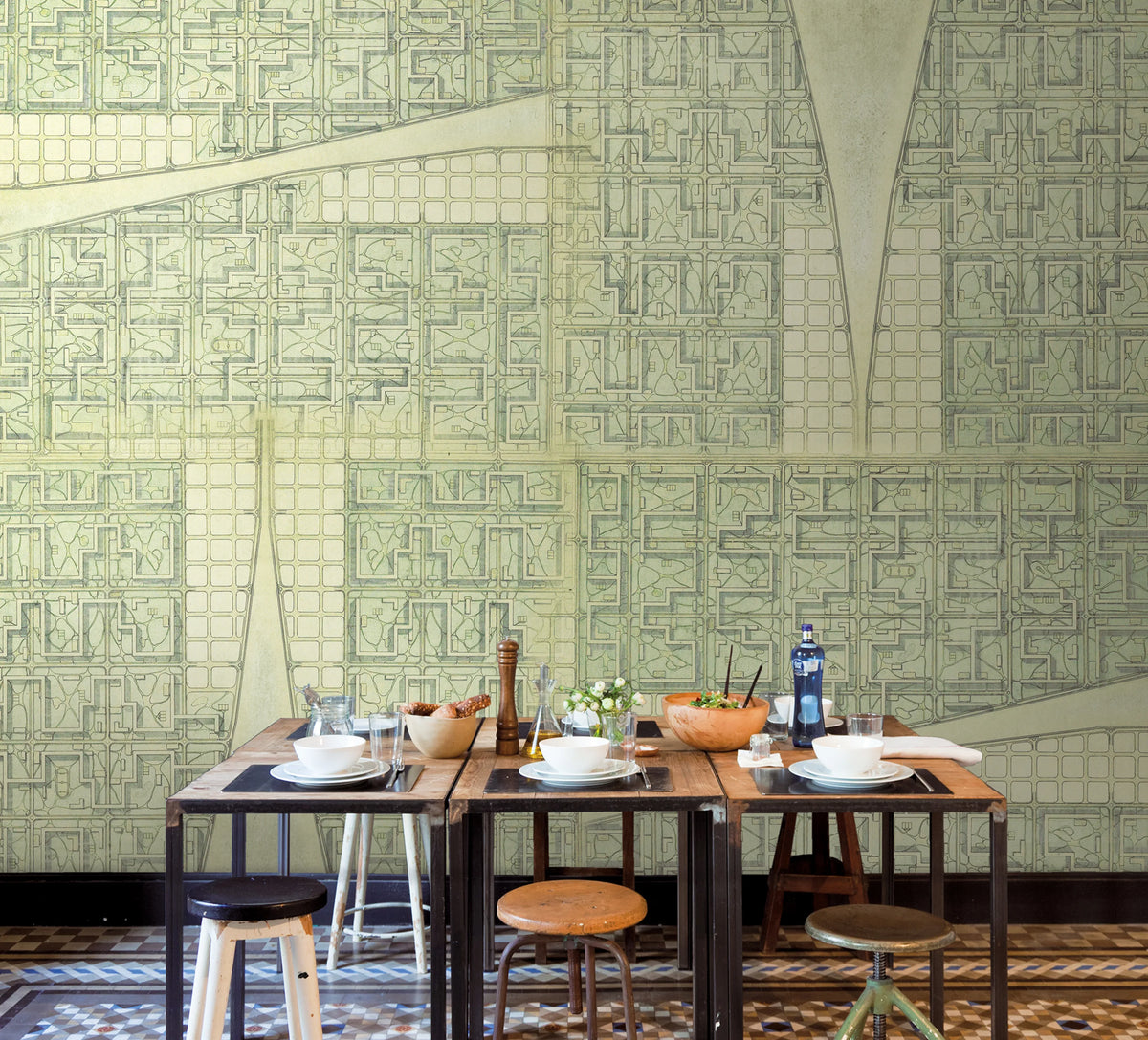 Tres Tintas CITY Mural Wallpaper - room preview 02