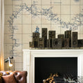 Tres Tintas CARELAGE MARIN Mural Wallpaper - room preview 02