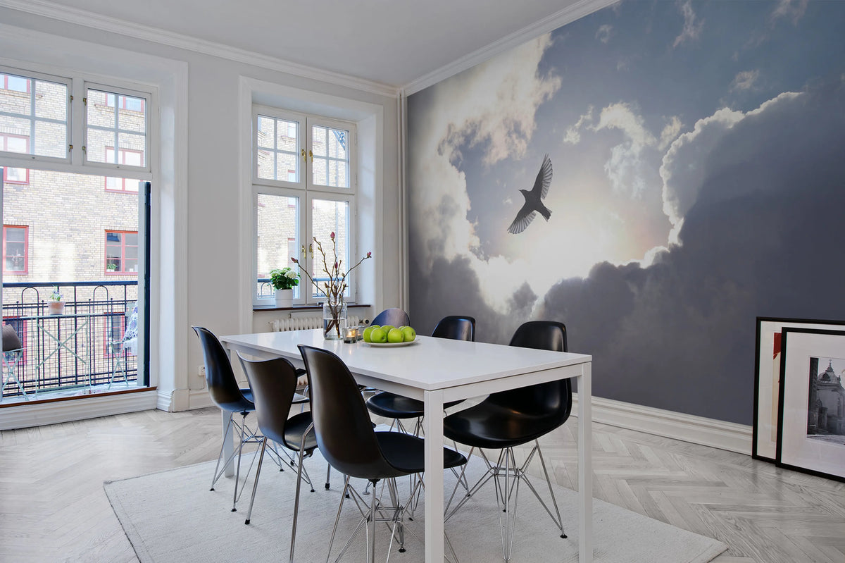 Free as a Bird Mural Wallpaper - room preview 02