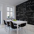 Black board Mural Wallpaper - room preview 02