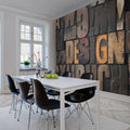 Woodcut, Design Mural Wallpaper - room preview 02