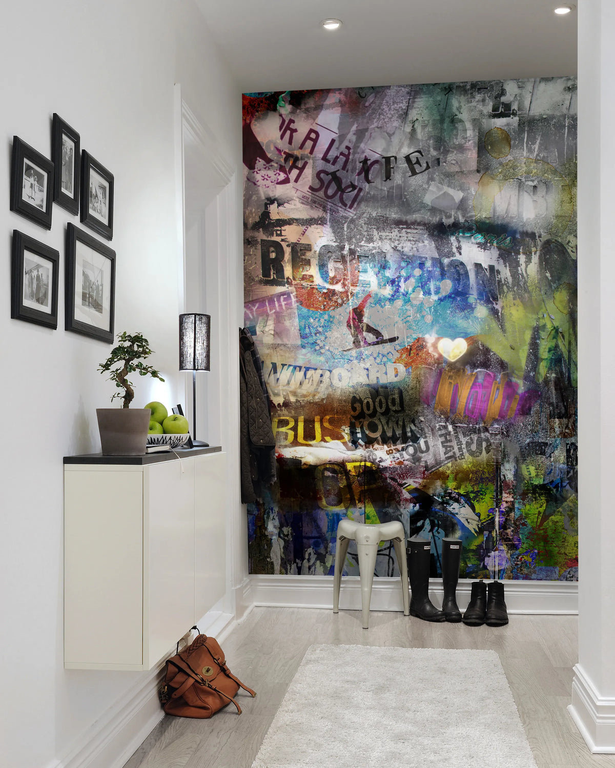 Street Art Mural Wallpaper - room preview 02