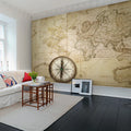 Du Globe Terres Mural Wallpaper - room preview 02