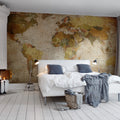 World Map Mural Wallpaper - room preview 02