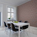 Brick Wall, Red Mural Wallpaper - room preview 02