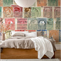 Philatelist Mural Wallpaper - room preview 02