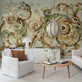 Baroque Mural Wallpaper - room preview 02