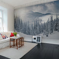 Winter Mural Wallpaper - room preview 02