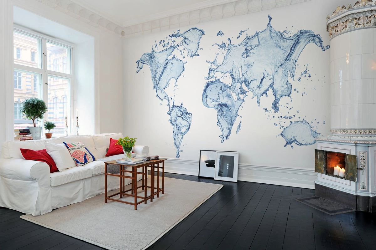 Water World Mural Wallpaper - room preview 02