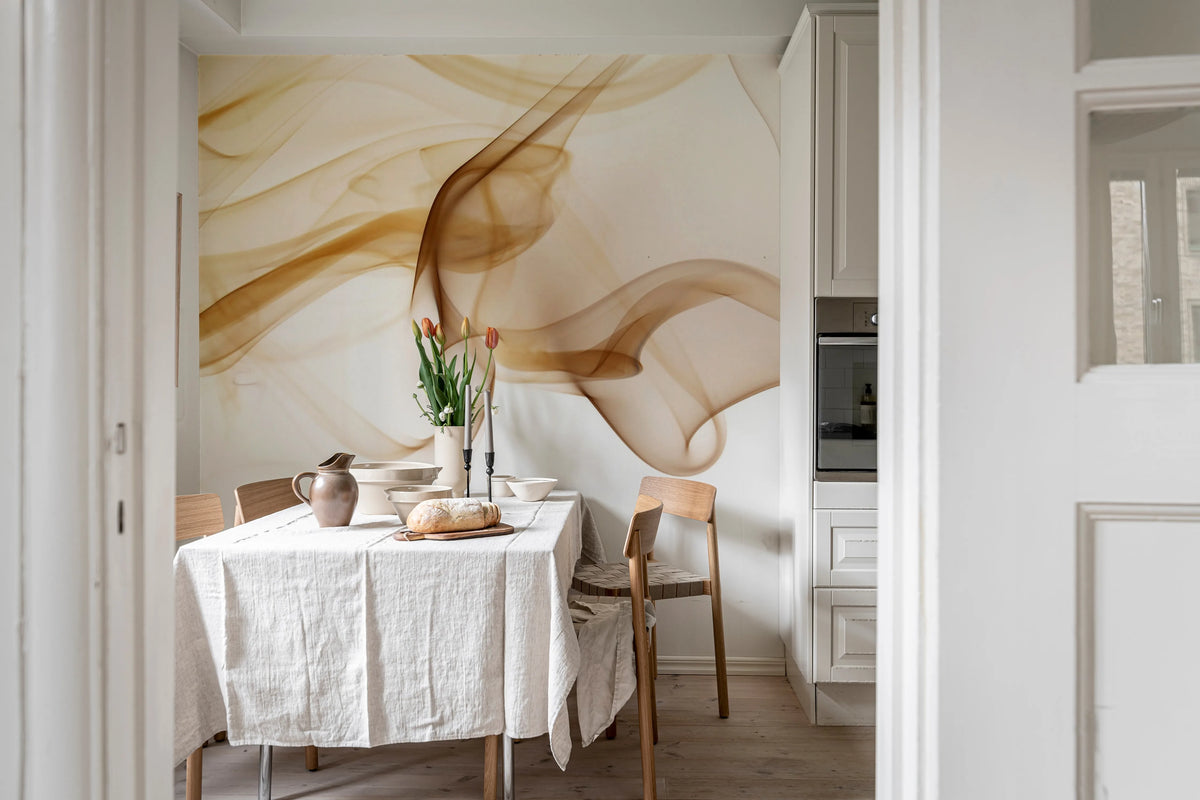 Smoke Mural Wallpaper - room preview 02