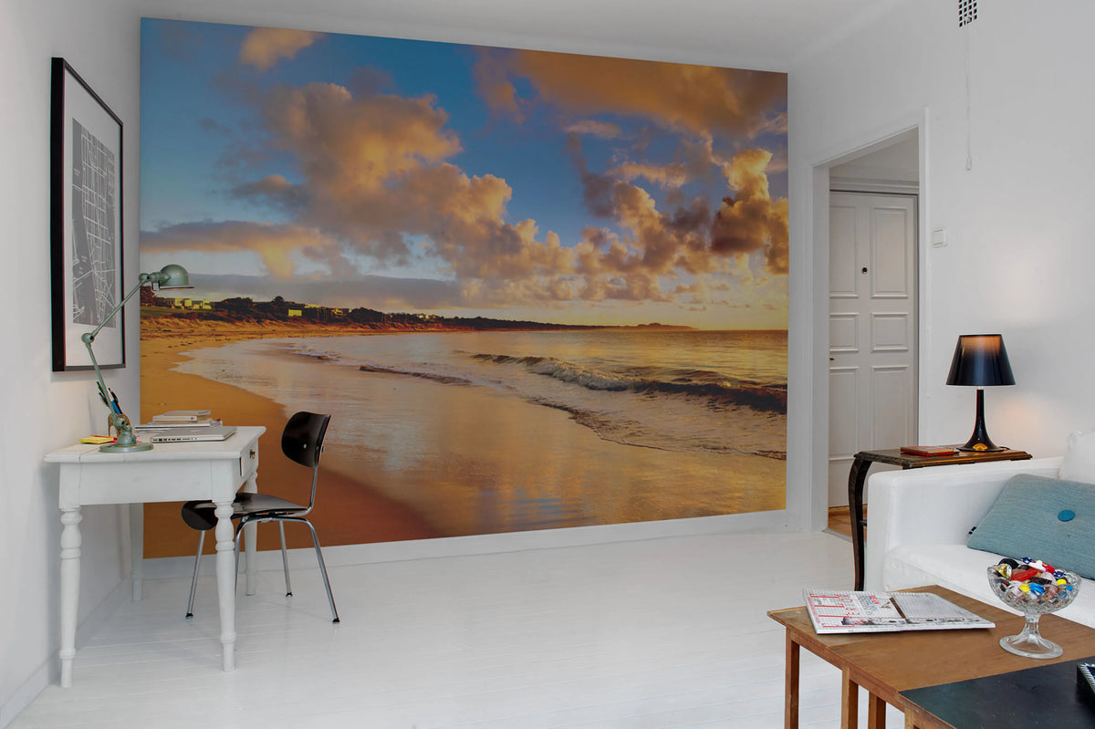 Beach Mural Wallpaper - room preview 02