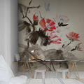 Asia in Bloom Mural Wallpaper - room preview 02