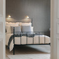 Plain Concrete, Dark Grey Mural Wallpaper - room preview 02