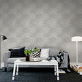 Plaster Mural Wallpaper - room preview 02