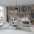 Graffiti on Boards Mural Wallpaper - room preview 02