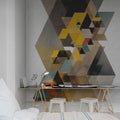 Fractal Mural Wallpaper - room preview 02