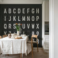 Departure Alphabet Mural Wallpaper - room preview 02