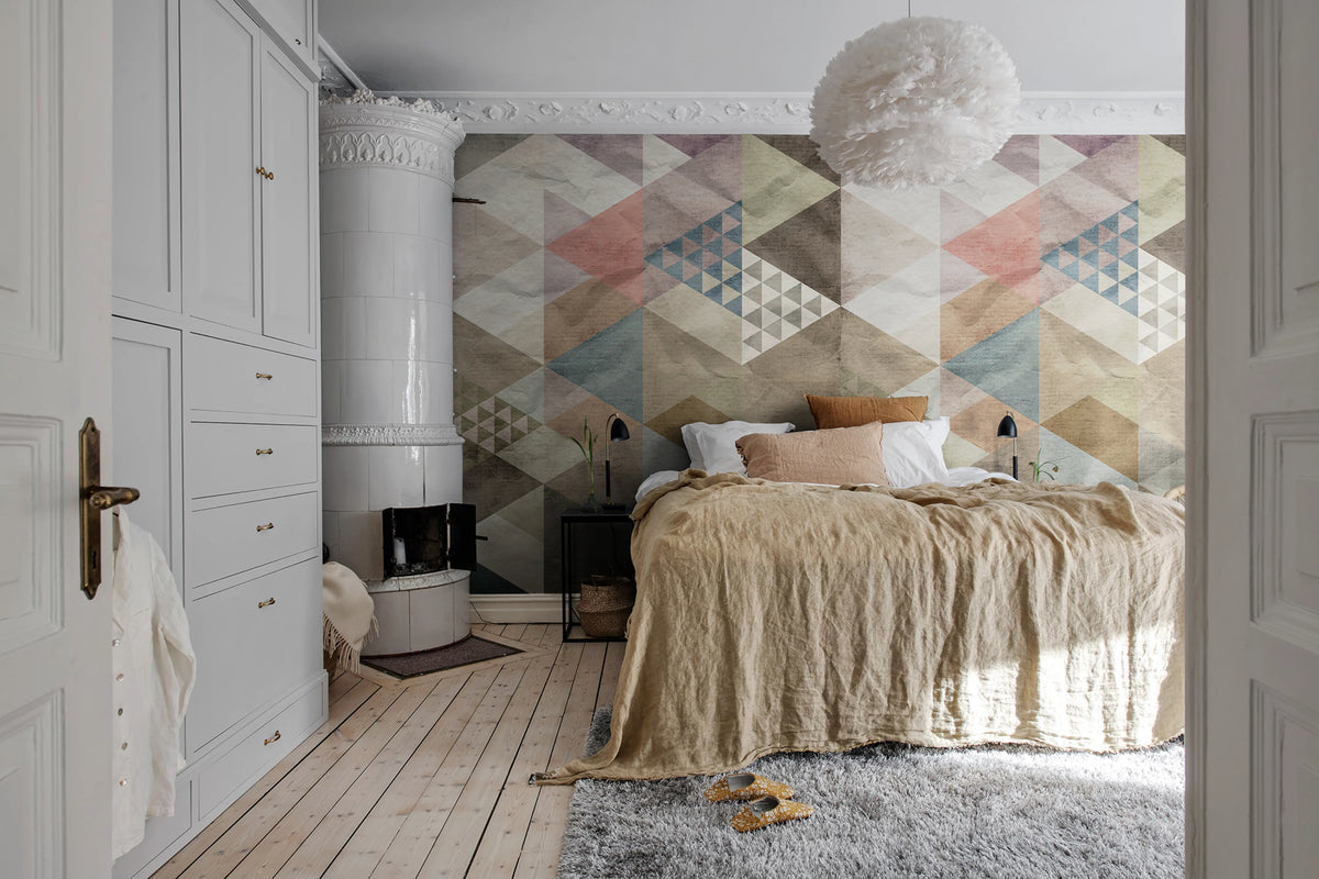 Quadrangle Mural Wallpaper - room preview 02