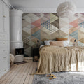 Quadrangle Mural Wallpaper - room preview 02