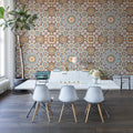 Geometric Pattern Mural Wallpaper - room preview 02