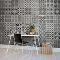 Marrakech, Black Mural Wallpaper - room preview 02