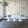 Architect, Vintage Mural Wallpaper - room preview 02