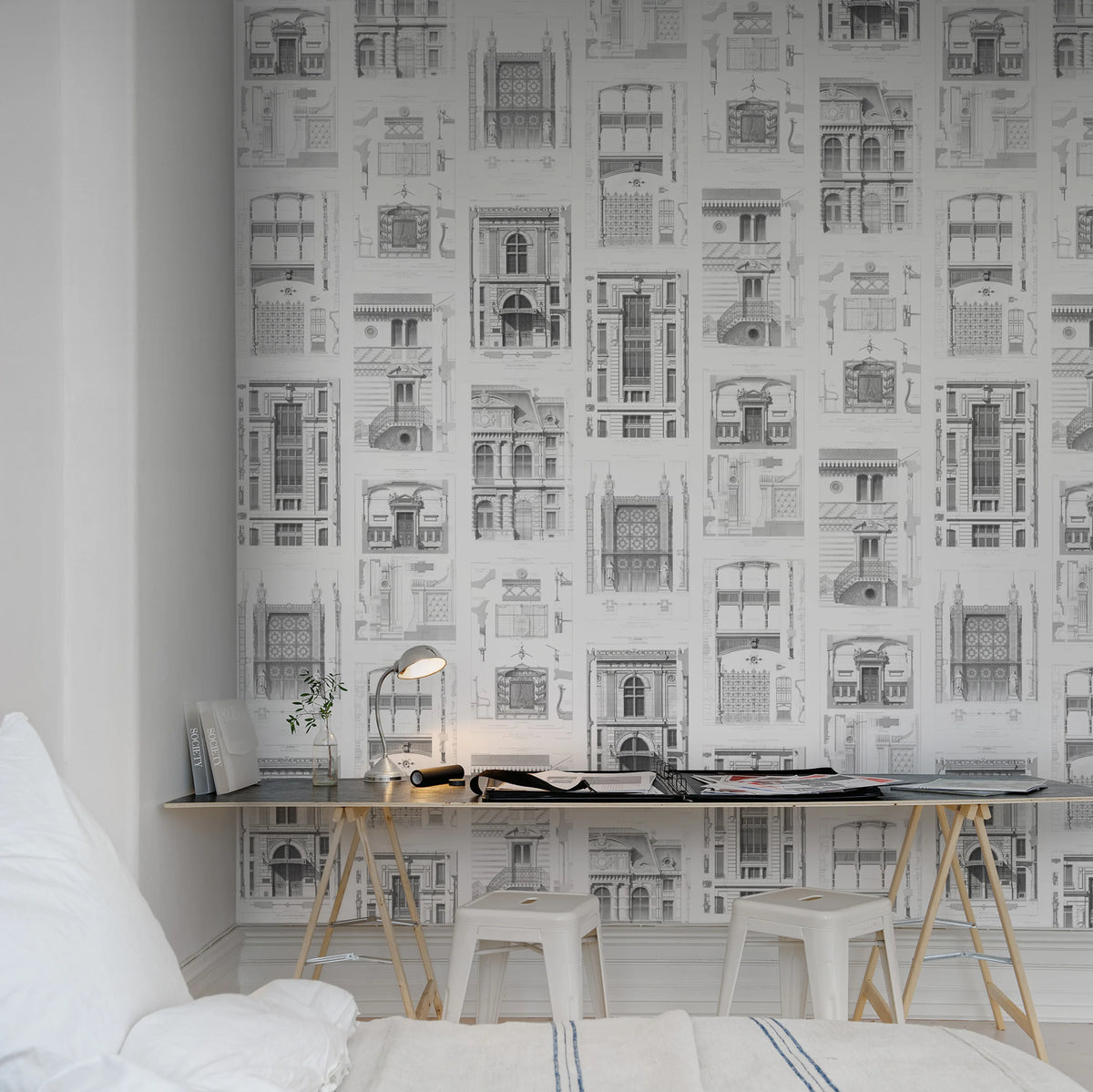 Architect Mural Wallpaper - room preview 02