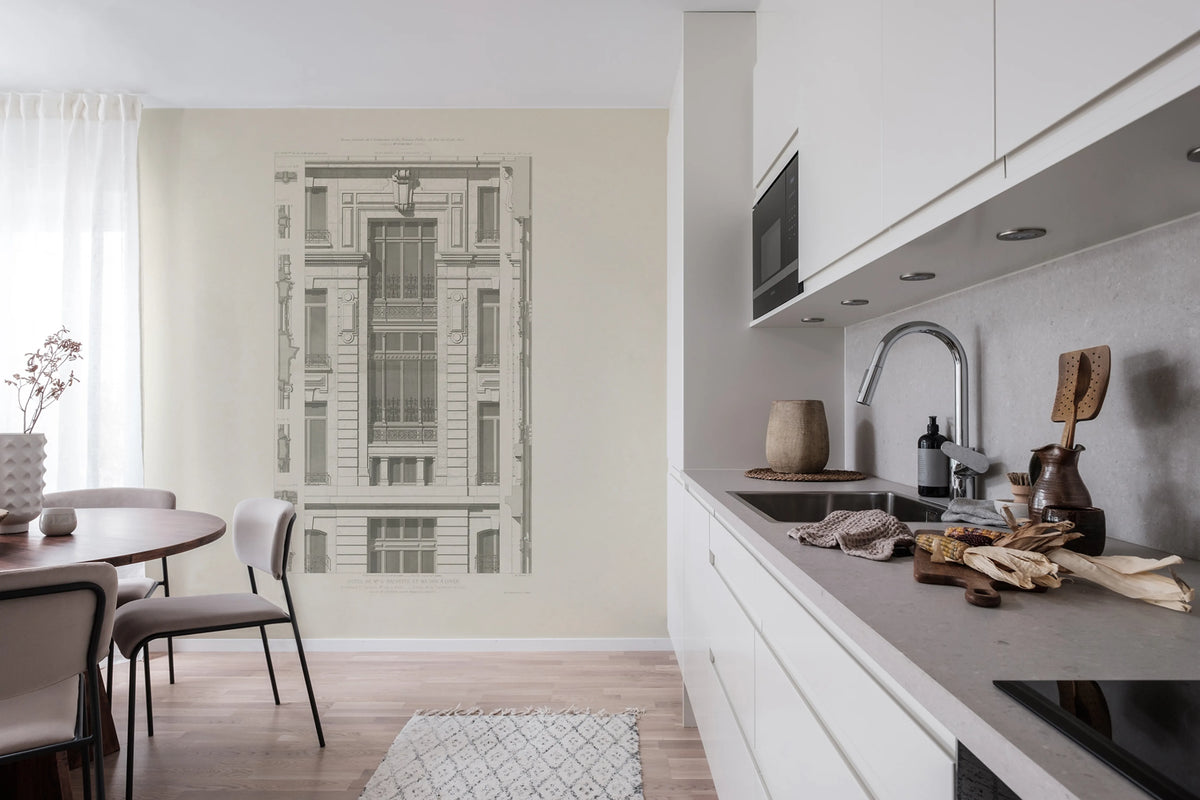 Hotel Hachette, Vintage Mural Wallpaper - room preview 02