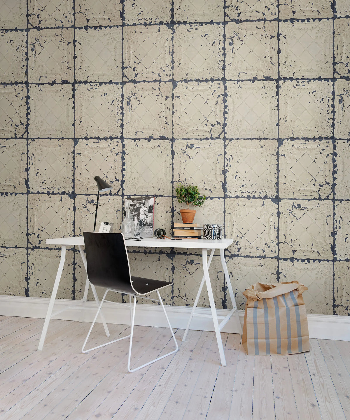 Tin Plates, Nebraska Mural Wallpaper - room preview 02