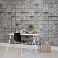 Archive Mural Wallpaper - room preview 02