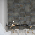 Tin Plates, Black Mural Wallpaper - room preview 02