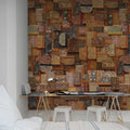 Vintage Books, Cover Mural Wallpaper - room preview 02
