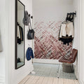 Dream Weaver, Burgundy Mural Wallpaper - room preview 02