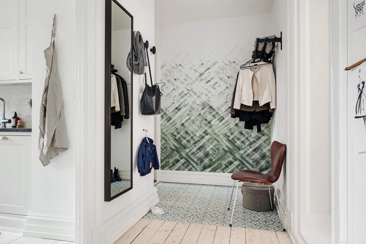 Dream Weaver, Verde Mural Wallpaper - room preview 02