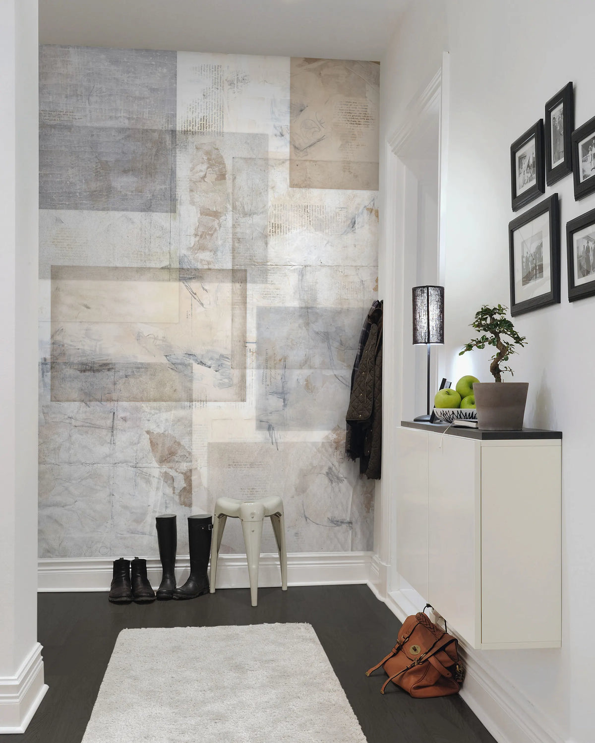 Paper Art Mural Wallpaper - room preview 02