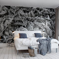Frost Leaf Mural Wallpaper - room preview 02