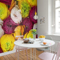 Ranunculus Mural Wallpaper - room preview 02