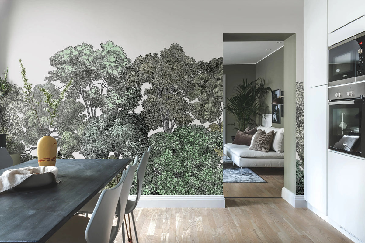 Bellewood Mural Wallpaper - room preview 02