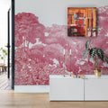 Bellewood, Crimson Toile Mural Wallpaper - room preview 02